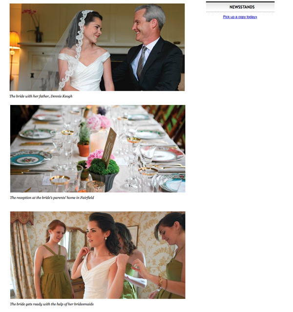 Westport Magazine Wedding Page 2
